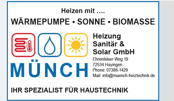 Münch Heizung, Sanitär & Solar GmbH